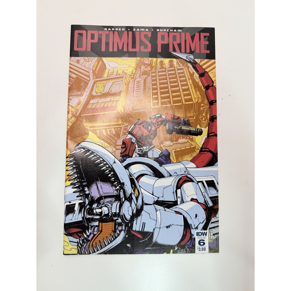 Transformers Optimus Prime #6 – IDW Comic‎ – Barber Zama Burcham